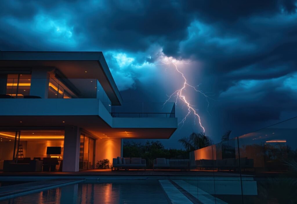 Thumbnail Picture of Essential Tips for Summer Storm Safety Around Your Home by Cowboys Landscaping