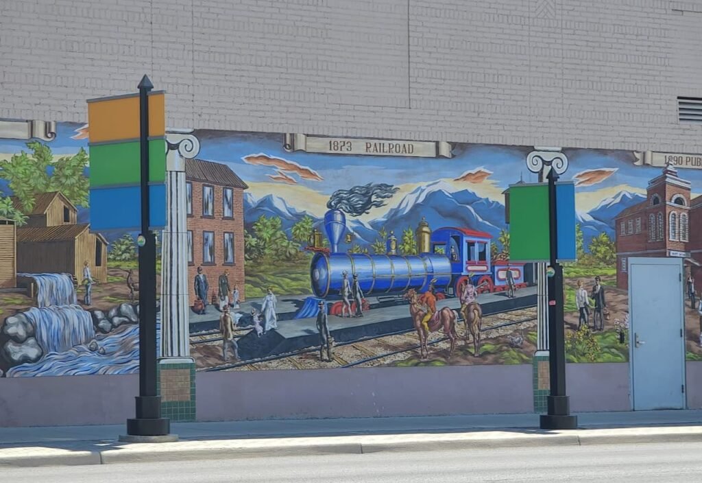 Thumbnail-For-Historical-Train-Painting-Downtown-Provo-By-Cowboys Landscaping