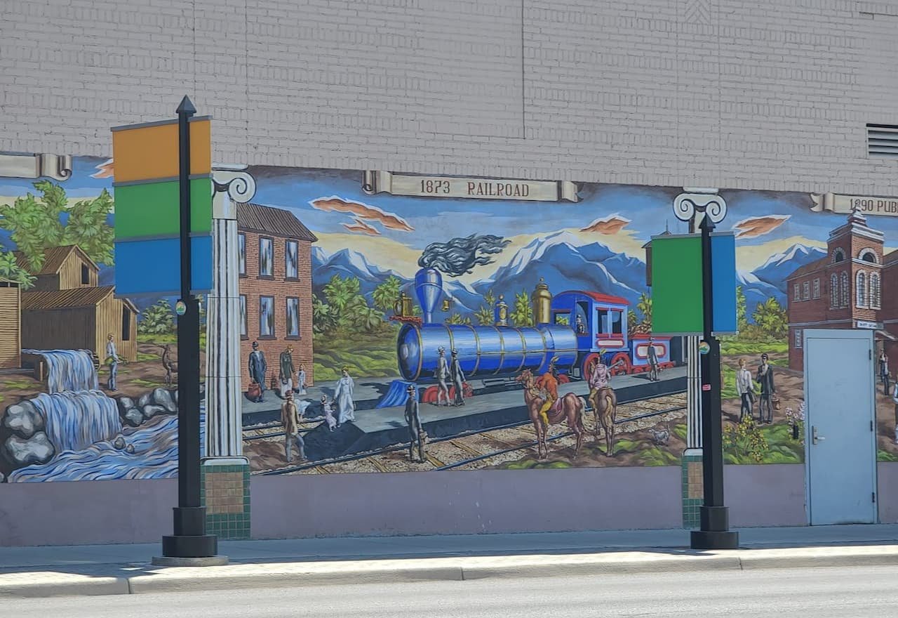 Thumbnail-For-Historical-Train-Painting-Downtown-Provo-By-Cowboys Landscaping